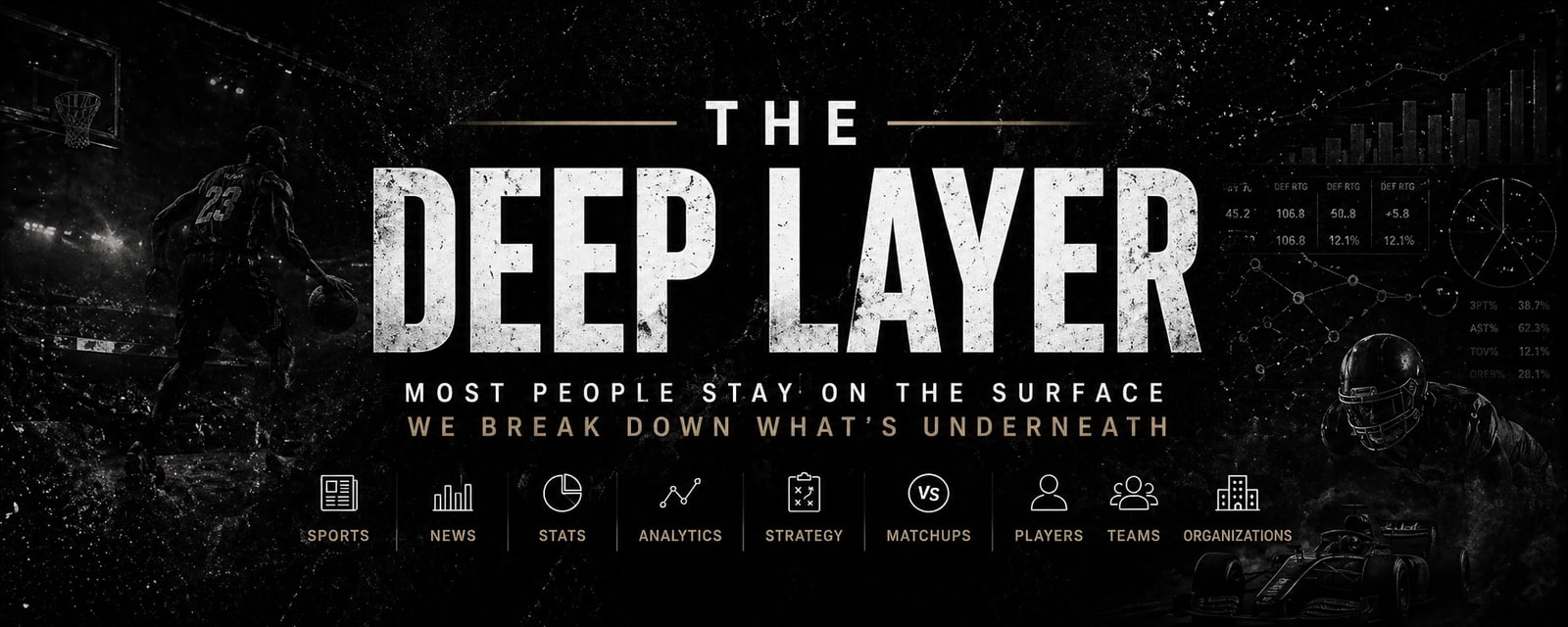 Deep Layer brand banner: Most people stay on the surface. We break down what’s underneath.